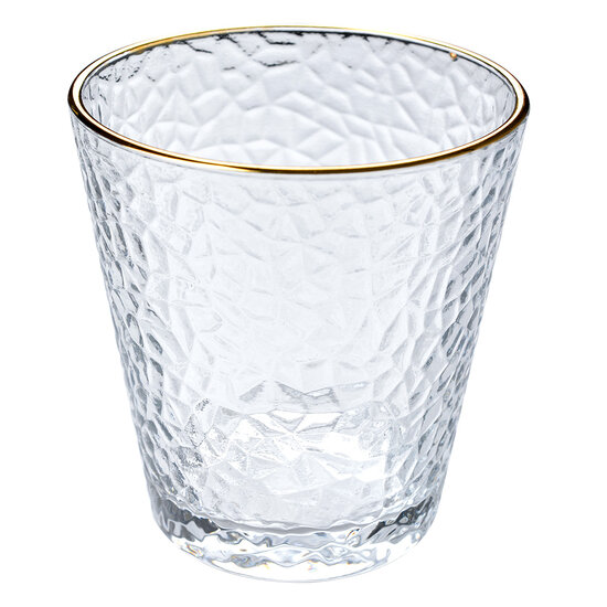 Clayre & Eef | Waterglas Transparant ø 9x9 cm / 300 ml | 6GL4877