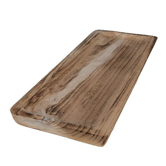 Clayre & Eef | Serveerschaal Bruin 40x17x3 cm | 6H2129