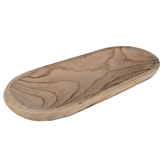 Clayre & Eef | Serveerschaal Bruin 40x18x4 cm | 6H2130