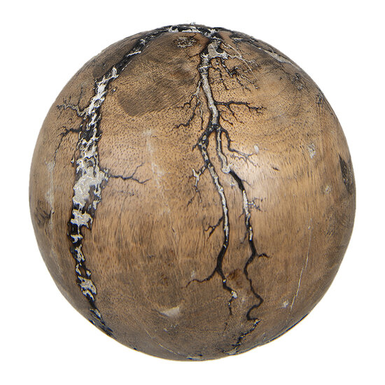 Clayre & Eef | Kerstbal Bruin ø 12x12 cm | 6H2255