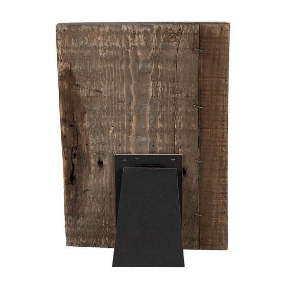 Clayre & Eef | Fotolijst met Klemmen Bruin 20x3x30 cm | 6H2363