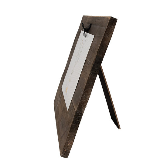 Clayre & Eef | Fotolijst met Klem Bruin 32x3x25 cm | 6H2368