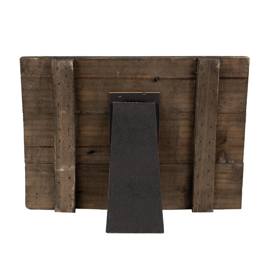 Clayre & Eef | Fotolijst met Klem Bruin 32x3x25 cm | 6H2368