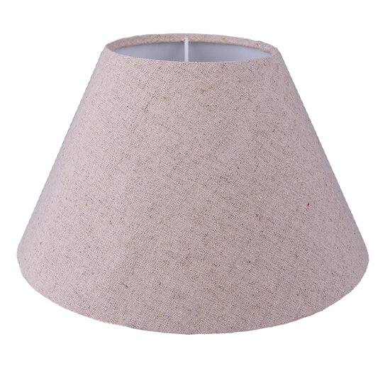 Clayre & Eef | Lampenkap Beige ø 23x15 cm / E27 | 6LAK0537M