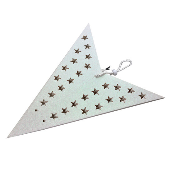 Clayre & Eef | Kerstdecoratie Ster Wit 90x20x90 cm | 6PA0512XLW