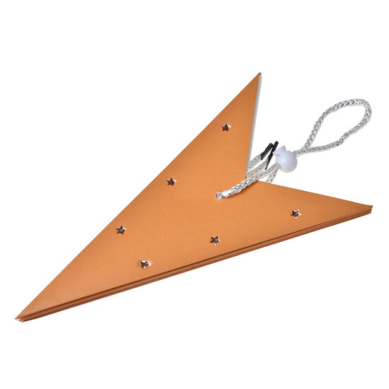 Clayre & Eef | Kerstdecoratie Ster Geel 45x15x45 cm | 6PA0513M