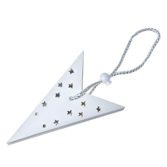 Clayre & Eef | Kerstdecoratie Ster Wit 30x8x30 cm | 6PA0515S