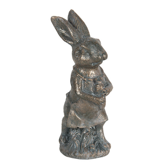 Clayre & Eef | Decoratie Beeld Konijn Bruin 4x4x11 cm | 6PR3090CH
