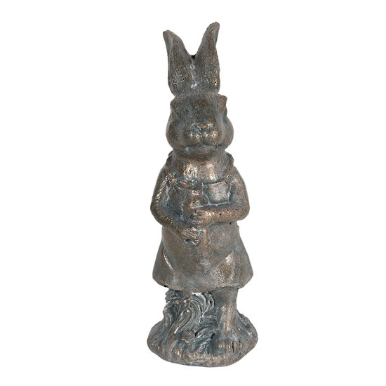 Clayre & Eef | Decoratie Beeld Konijn Bruin 4x4x11 cm | 6PR3090CH