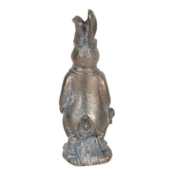 Clayre & Eef | Decoratie Beeld Konijn Bruin 4x4x11 cm | 6PR3091CH
