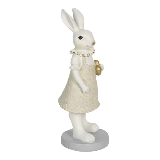 Clayre & Eef | Decoratie Beeld Konijn Meerkleurig 9x8x20 cm | 6PR3175