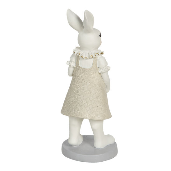 Clayre & Eef | Decoratie Beeld Konijn Meerkleurig 9x8x20 cm | 6PR3175