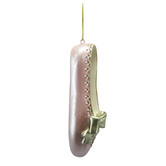 Clayre & Eef | Decoratie Hanger Balletschoen Roze 4x3x11 cm | 6PR3651