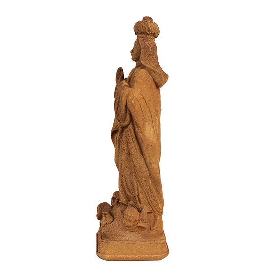 Clayre & Eef | Decoratie Beeld Maria Bruin 6x6x19 cm | 6PR4061