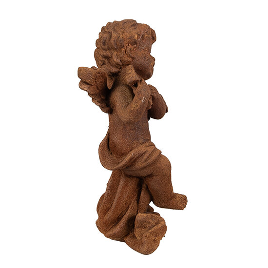 Clayre & Eef | Decoratie engel Bruin 6x6x14 cm | 6PR4067