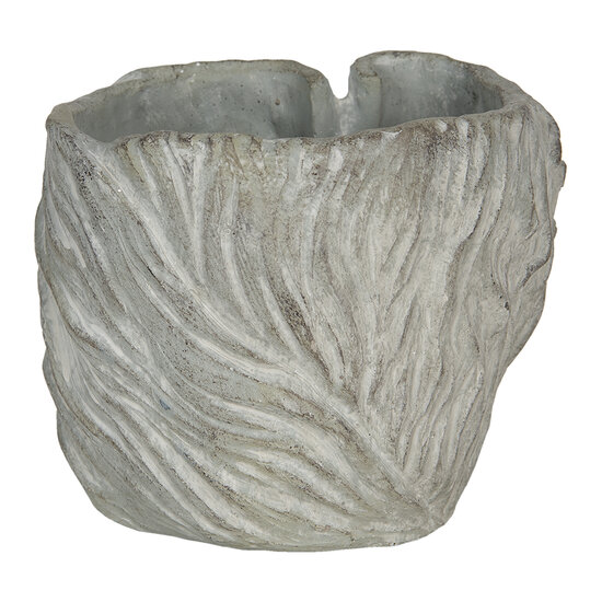 Clayre & Eef | Bloempot Binnen Grijs 16x14x13 cm | 6TE0319S