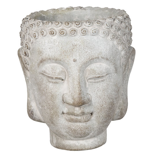 Clayre & Eef | Bloempot Binnen Grijs 15x14x17 cm | 6TE0364L
