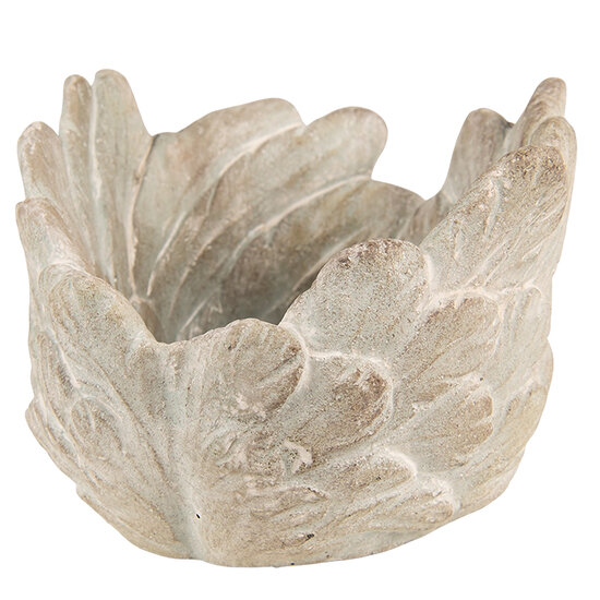 Clayre & Eef | Bloempot Binnen Grijs 16x11 cm | 6TE0435S