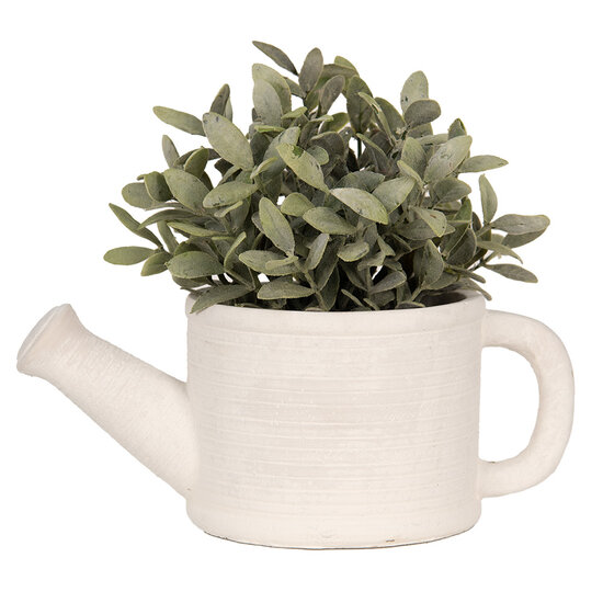 Clayre & Eef | Bloempot gieter Binnen Grijs 27x15x11 cm | 6TE0484LG