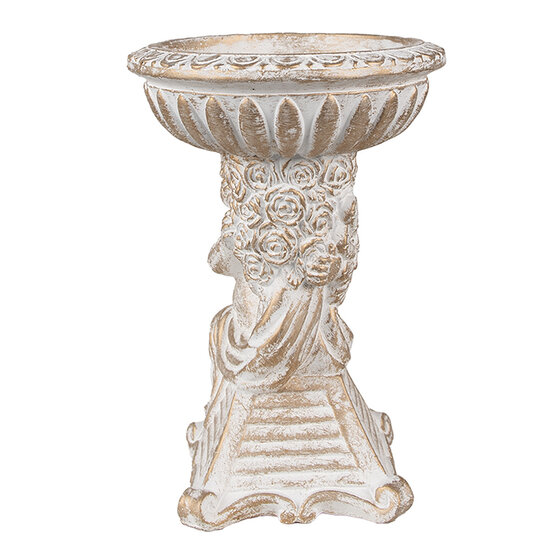 Clayre & Eef | Bloempot Wit 18x15x23 cm | 6TE0506