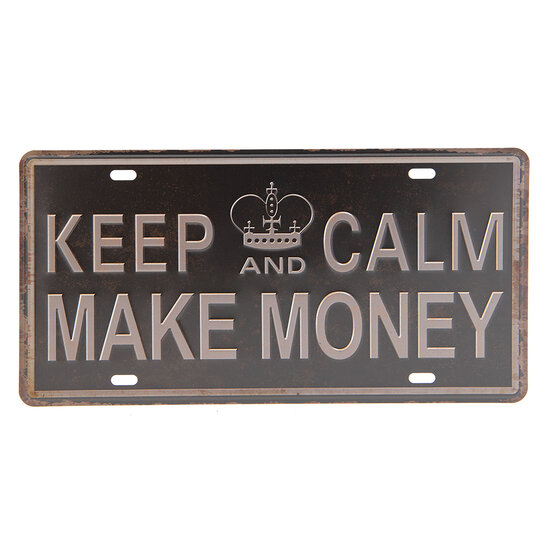 Clayre & Eef | Tekstbord Meerkleurig 30x1x15 cm | 6Y3152