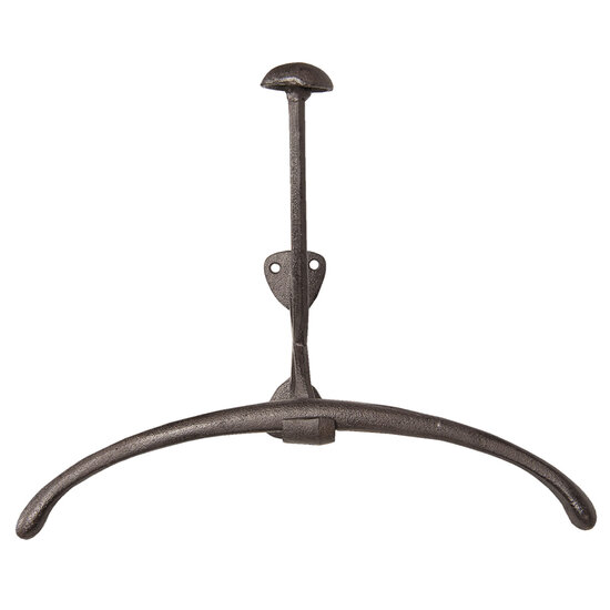 Clayre & Eef | Wandkapstok Bruin 33x13x26 cm | 6Y3446