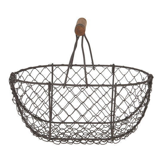 Clayre & Eef | Opbergmand Bruin 24x16x11/23 cm | 6Y3756