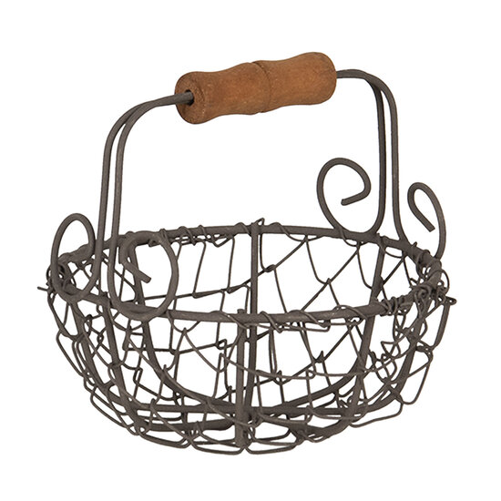 Clayre & Eef | Opbergmand Bruin ø 11x11 cm | 6Y3766