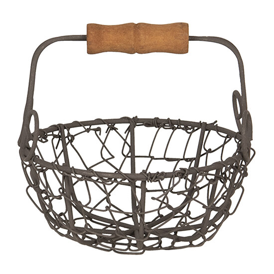 Clayre & Eef | Opbergmand Bruin ø 11x11 cm | 6Y3766