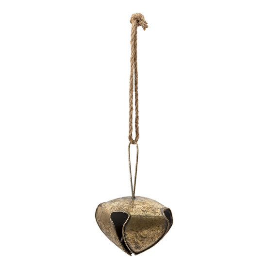 Clayre & Eef | Bel Gietijzer Goudkleurig ø 11x18 cm | 6Y4546