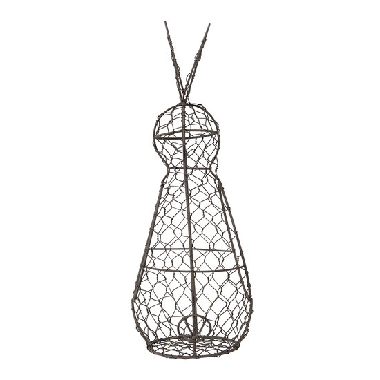 Clayre & Eef | Paas Mandje Konijn Bruin 18x15x38 cm | 6Y4662