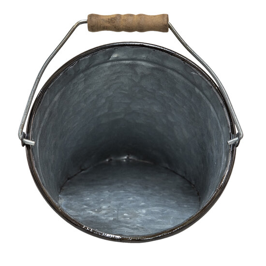 Clayre & Eef | Plantenhanger Binnen Grijs, Bruin 20x17x16 cm | 6Y4808S