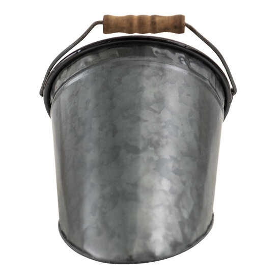 Clayre & Eef | Plantenhanger Binnen Grijs, Bruin 20x17x16 cm | 6Y4808S