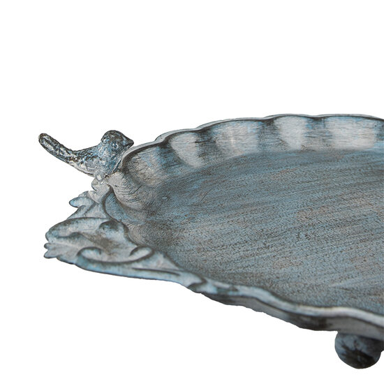 Clayre & Eef | Vogelvoederhuisje Blauw 37x29x5/7 cm | 6Y4832