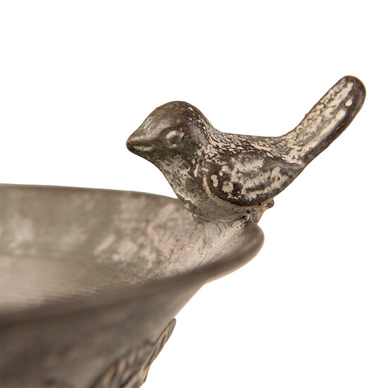 Clayre & Eef | Vogelvoederhuisje Grijs, Bruin 20x17x12 cm | 6Y4834