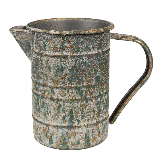 Clayre & Eef | Decoratieve kan Grijs 19x10x15 cm | 6Y5505