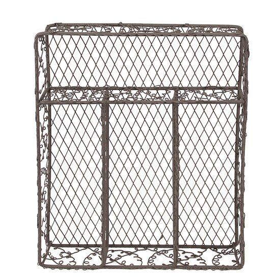 Clayre & Eef | Bestekbak Bruin 31x25x7 cm | 6Y5527