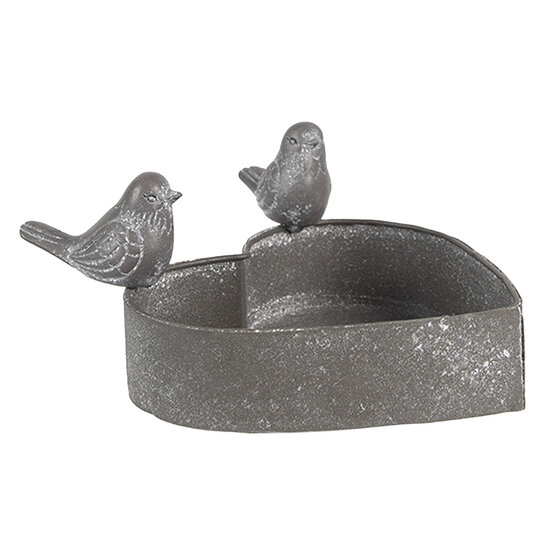 Clayre & Eef | Planthouder Grijs 14x12x7 cm | 6Y5563