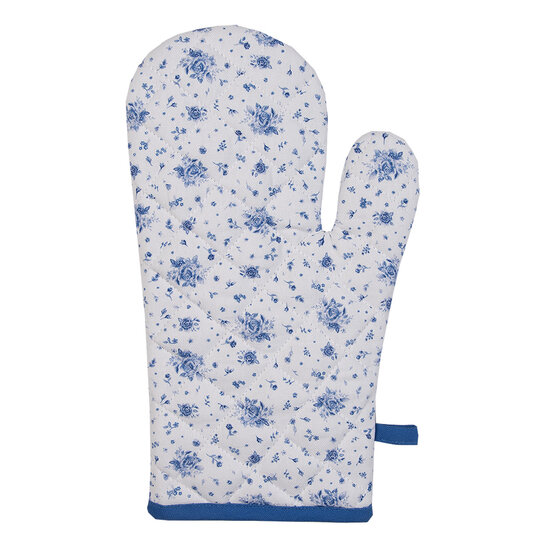 Clayre & Eef | Ovenwant Beige, Blauw 18x30 cm | BRB44
