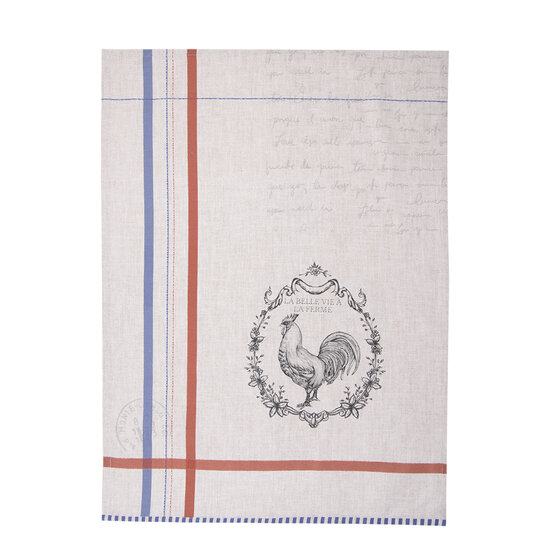Clayre & Eef | Theedoek Beige 50x70 cm | DFR42-1