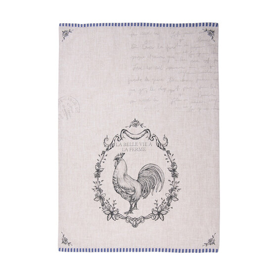 Clayre & Eef | Theedoek Beige 50x70 cm | DFR42-2