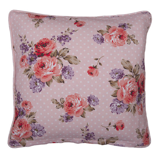 Clayre & Eef | Kussenhoes Roze, Paars 40x40 cm | DTR21