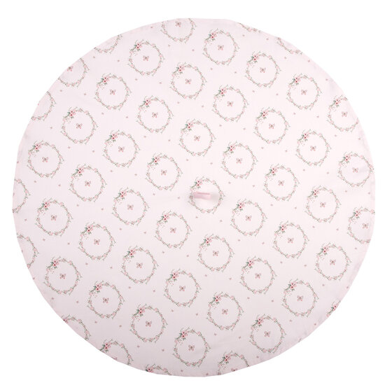 Clayre & Eef | Theedoek Roze ø 80 cm | FEB48-1