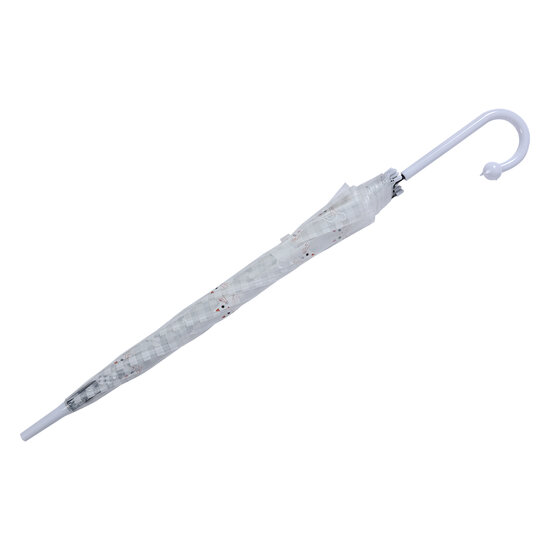 Clayre & Eef | Paraplu Volwassenen Wit 60 cm | JZUM0055W