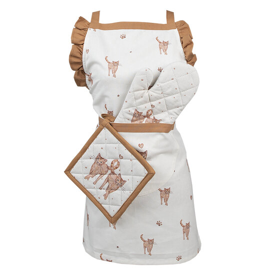 Clayre & Eef | Kind Ovenwant Beige 12x21 cm | KCS44K