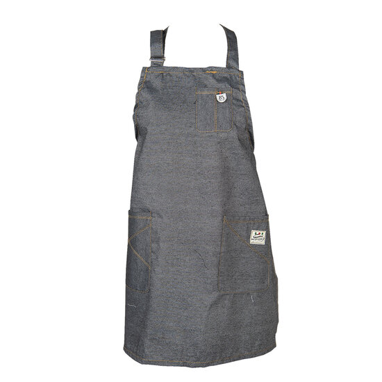 Clayre & Eef | Keukenschort Grijs 70x65 cm | KT041.028