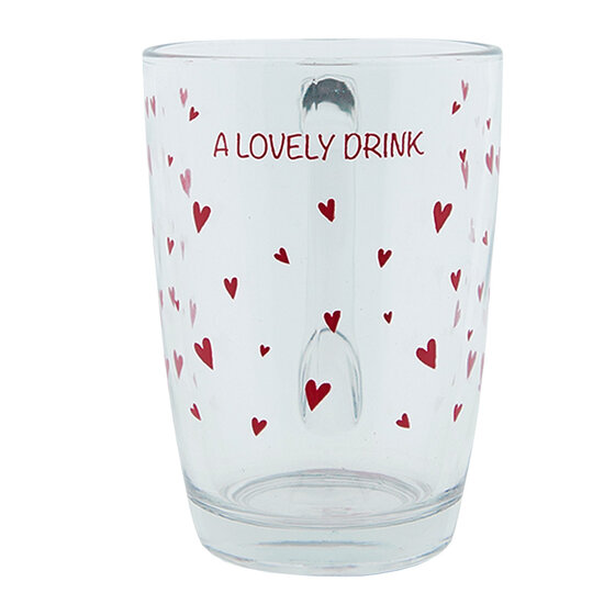 Clayre & Eef | Theeglas Transparant 11x8x11 cm / 300 ml | LBSGL0007