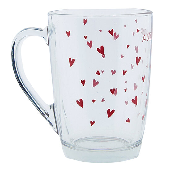 Clayre & Eef | Theeglas Transparant 11x8x11 cm / 300 ml | LBSGL0007