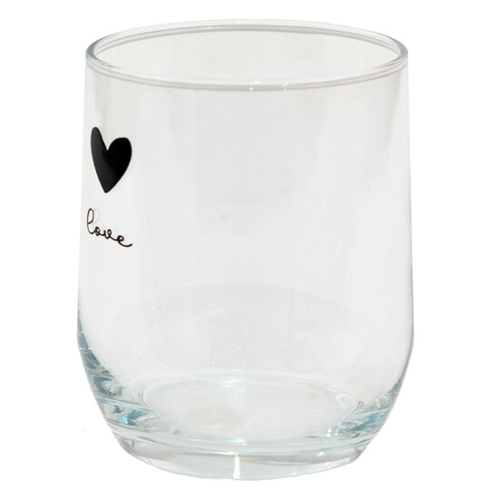 Clayre & Eef | Waterglas Transparant ø 8x9 cm / 300 ml | LBSGL0008