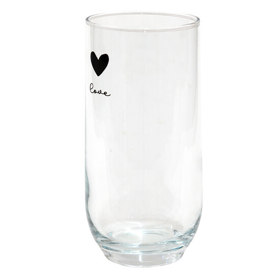 Clayre & Eef | Waterglas Transparant ø 6x14 cm / 280 ml | LBSGL0009